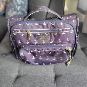 EUC Jujube Legacy Nautical Collection B.F.F. Convertible Diaper Bag